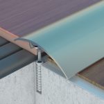   Profilplast Burkolatváltó Rejtett Rögzítésű Szinteltéréses Ezüst 50mm/2.7m 