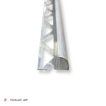   Profilplast Íves Aluminium Élvédő Natúr alu  8mm/2.5m 45108-2501