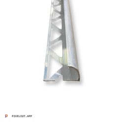 Profilplast Íves Aluminium Élvédő Natúr 8mm/2.5m 45108-2501