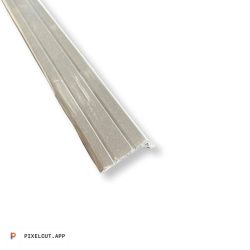 Profilplast Lépcsőélvédő Öntapadós Ezüst 20mm x 24.5mm/2.7m 
