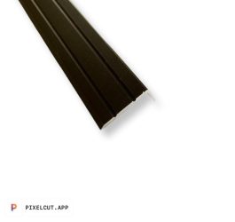 Profilplast Lépcsőélvédő Öntapadós Fekete 10mm x 24.5mm/2.7m