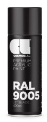 Spray Cosmos Lac RAL 9005 Matt Black 400ml