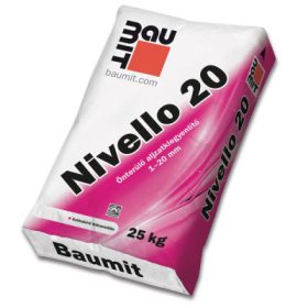 Baumit Nivello 20 Aljzatkiegyenlítő 1-20mm 25kg