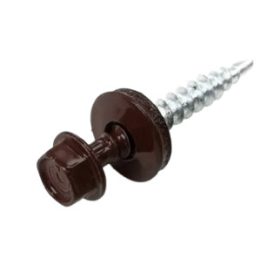   Csavar Hatlapfejű Önfúró csavar Csokoládébarna 4,8 x 19mm