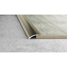   Öntapadós szinteltéréses burkolatváltó 41mm eloxált pezsgő 3m