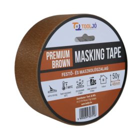 Ragasztószalag Krepp Prémium barna 48mm x 50m