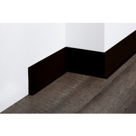 Profilplast lágy PVC szegőléc fekete 20x100mm 10340-0111