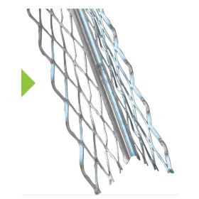 Sarokvédősín  belső-külső fém  3m  15db/cs