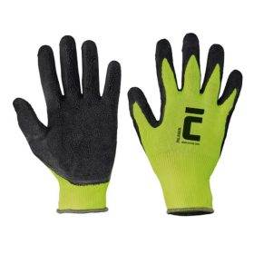 Munkavédelmi Kesztyű Latex mártott neon 11-es