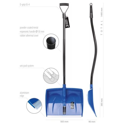 Hólapát alu nyéllel