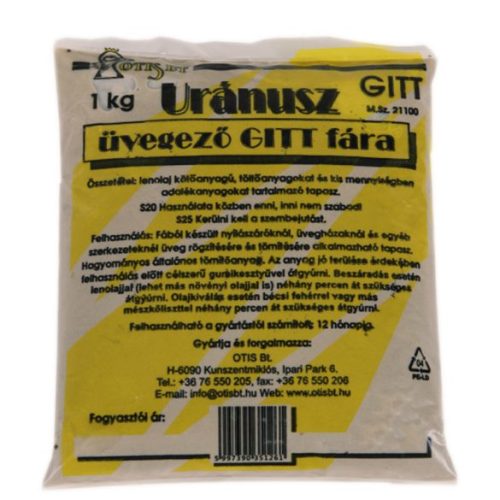 Uránusz Üvegező gitt fára 1 kg