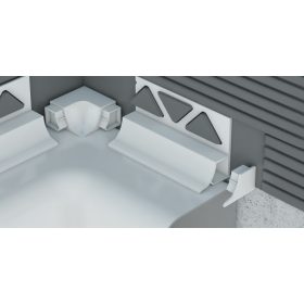 Profilplast Beépíthető Kádszegély Fehér  8mm/2.5m 42151   Profilplast Beépíthető Kádszegély Fehér  8mm/2.5m 42151