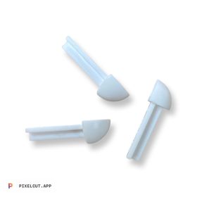 Profilplast Végzáró Íves Műanyag Profilhoz  8mm 22944 Profilplast Végzáró Íves Műanyag Profilhoz  8mm 22944