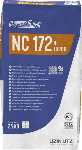 Uzin NC 172 Bi-Turbo GYORSKÖTŐ aljzatkiegyenlítő 1-10mm  25 kg