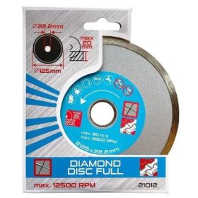 Gyémánt Vágókorong Folytonos 125mm