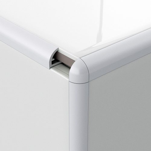 Profilplast Íves Műanyag Élvédő Fehér  6mm/2.78m 42104-0101