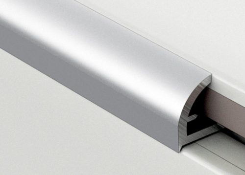 Profilplast Íves Alumínium Élvédő Natúr  8mm/2.5m 45108-2501