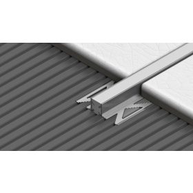   Profilplast Dilatációs Profil Aluminium Natúr Szürke 10mm/2.5m 45180-2522