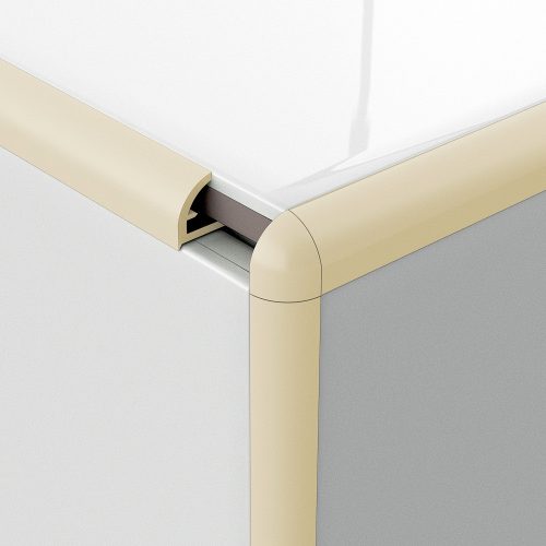 Profilplast Íves Műanyag Élvédő Krém  8mm/2.7m 42105-5003