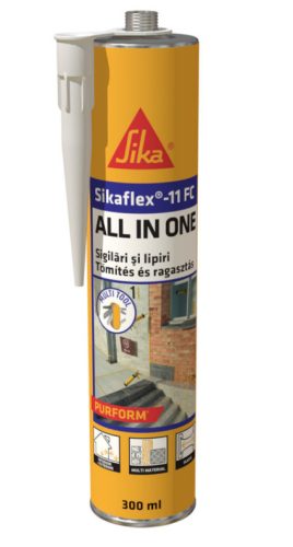 Sikaflex 11 FC PU Tömítő ragasztó szürke 300ml