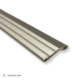   Profilplast Öntapadós Szinteltéréses Burkolatváltó Ezüst  3mm/2.7m 45414-2702