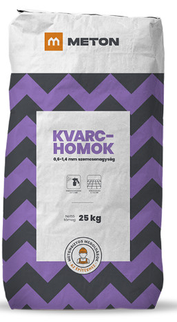 Kvarchomok  0,6 mm-1,4 mm 25kg