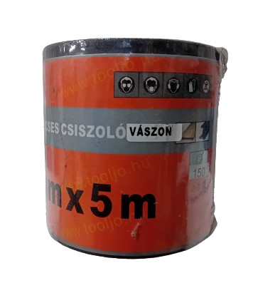 Csiszolóvászon Tekercses 115mm x 5m P150