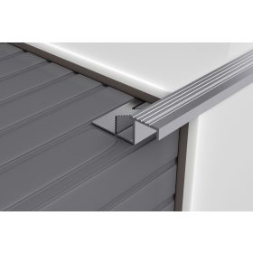   Profilplast Lépcsőélvédő Alumínium Beépíthető Ezüst 11mm/2.5m 45205-2502