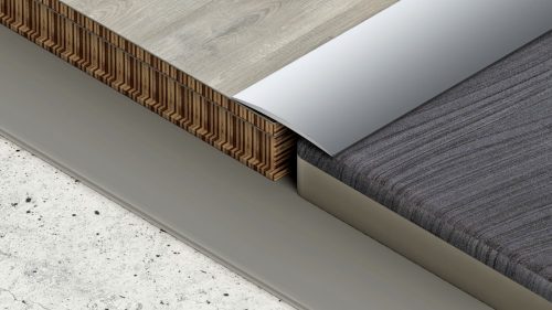 Öntapadós Burkolatváltó Bronz 40mm/0.9m 45427-0906