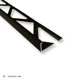   Profilplast Szögletes Alumínium Élvédő Bronz  8mm/2.5m 45118-2506