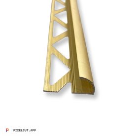   Profilplast Íves Alumínium Élvédő Arany 10mm/2.5m 45110-2503