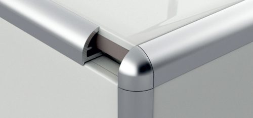 Profilplast Íves Alumínium Élvédő Bronz 10mm/2.5m 45110-2506