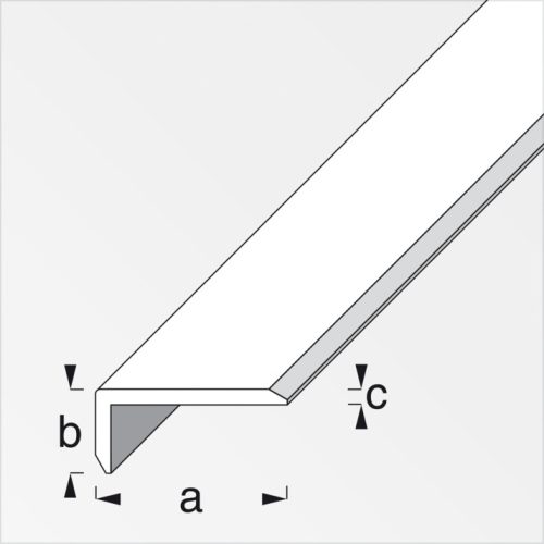Alfer L Alu Profil Csapott 19mm x 8mm /2,5m