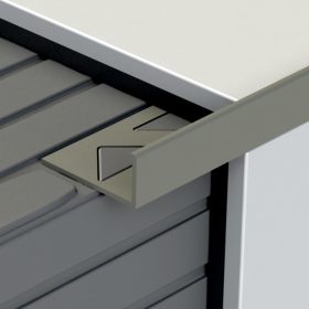   Profilplast L Műanyag 112 Középszürke  8mm/2,7m 42125-1112