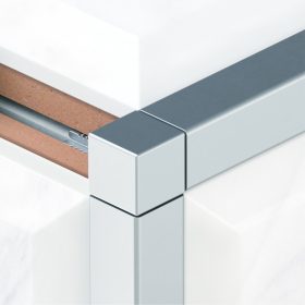   Profilplast Dekorációs Élvédő Végdugó Ezüst 10mm/2.5m 22948-0102