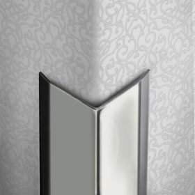   Profilplast L Sarokprofil Inox Fényes 50mm x 50mm/2.5m 45543-2510