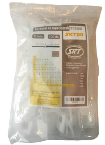 Szintező Talp 2mm 100db/csomag