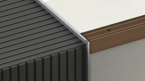 Lépcsőélvédő Alumínium Csavaros Arany 20mm x 24.5mm/2.7m 45229-2703
