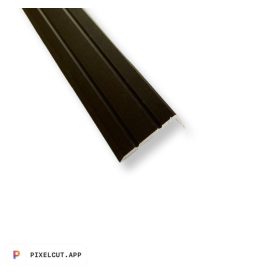   Lépcsőélvédő Öntapadós Fekete 20mm x 24.5mm/2.7m 45209-2712