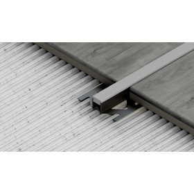   Profilplast Dilatációs Profil Szürke/Világosszürke 12mm/2.5m 42153