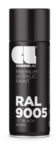 Spray Cosmos Lac RAL 9005 Gloss Black 400ml