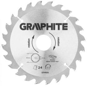 Graphite Körfűrészlap 165x30mm HM 24Fog
