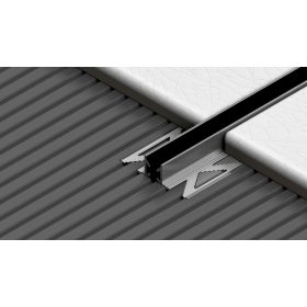   Profilplast Dilatációs Profil Alumínium Natúr Fekete 10mm/2.5m 45180-2520