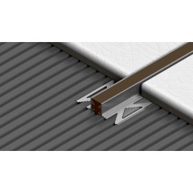   Profilplast Dilatációs Profil Alumínium Natúr Barna 10mm/2.5m 45180-2523