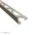 Szögletes Alumínium Élvédő Ezüst 10mm/2.5m 45120-2502 / ALE-10-Ezüst