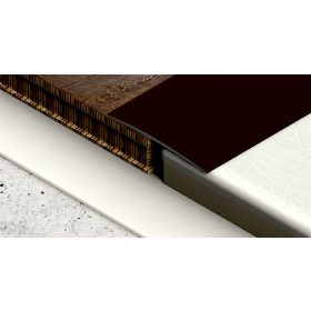 Öntapadós Burkolatváltó Bronz 100mm/1m 45419-1006