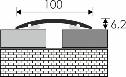 Öntapadós Burkolatváltó Arany 100mm/3m / RX100 Arany